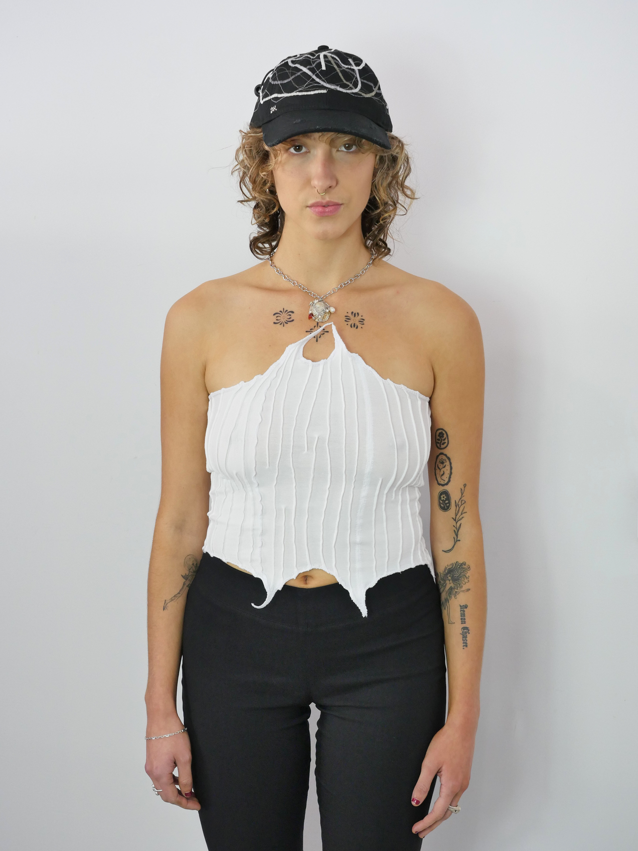 Scraps Corset White