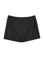 Tailored Mini Skirt | Black