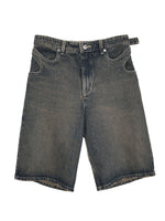 Back Buckle Shorts | Indigo