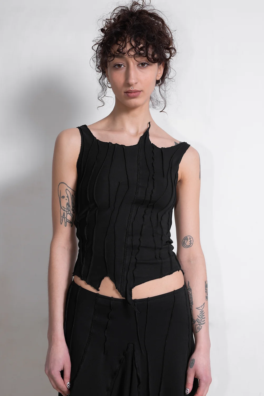 Scraps Bandage Top | Black