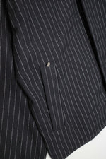 Pinstripe Wool Box Jacket