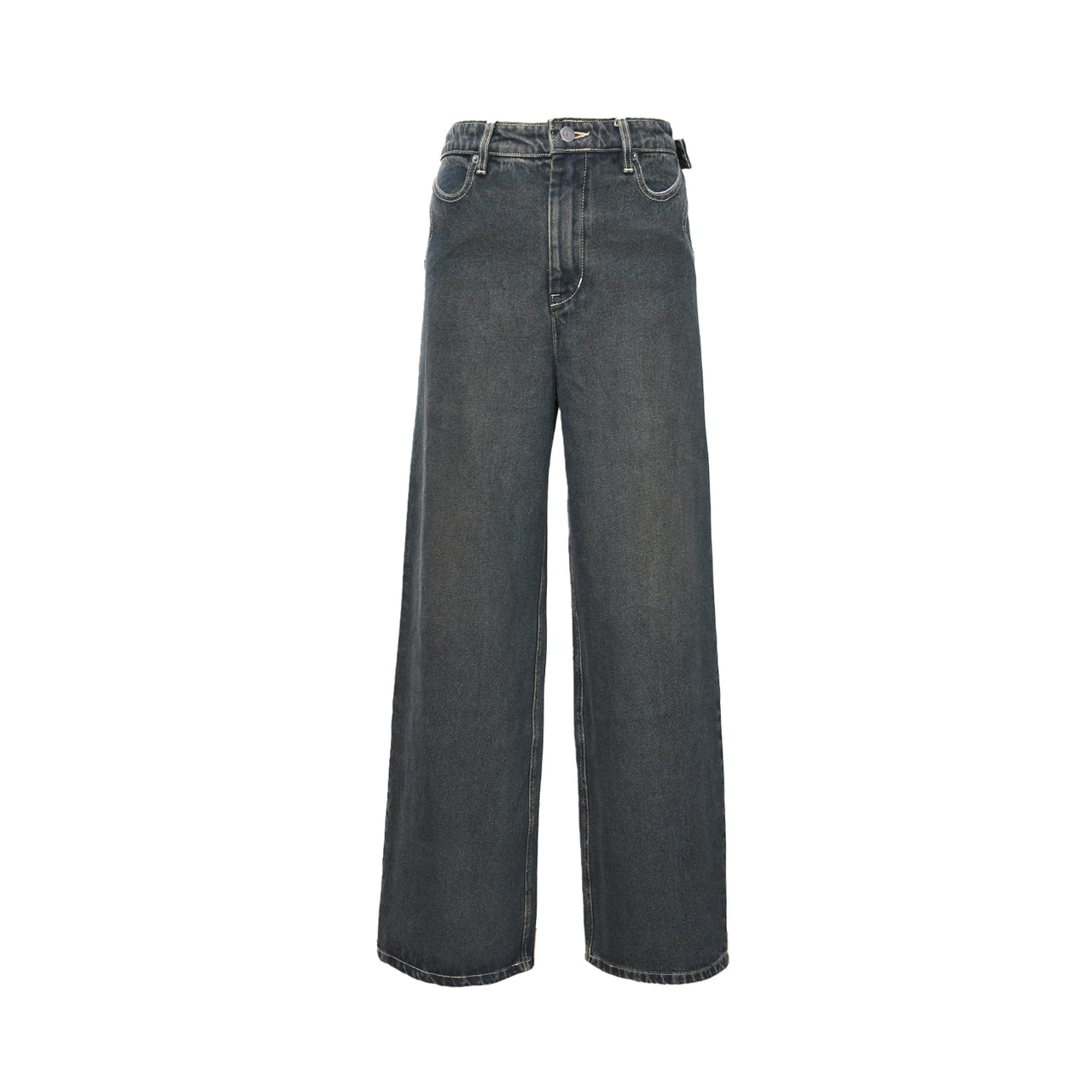 Back Buckle Wide Leg Indigo