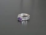 Amethyst Claw Ring